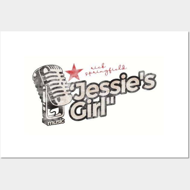 Jessie's Girl - Greatest Karaoke Songs Wall Art by G-THE BOX